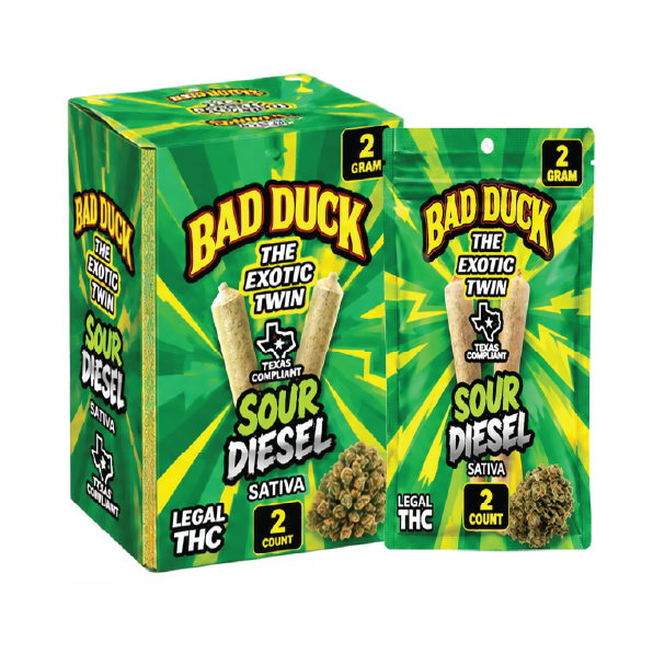 Bad Duck Sour Diesel Sativa Exotic Twin – 2g