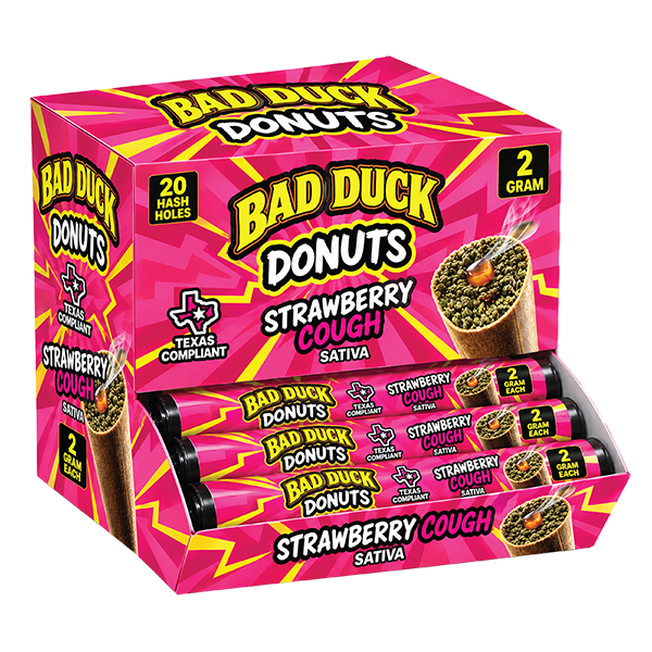 Bad Duck Donuts Strawberry Cough Sativa Hash Holes, 2g