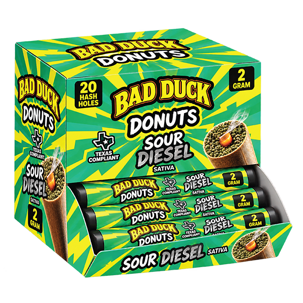Bad Duck Donuts Sour Diesel Sativa Hash Holes, 2g