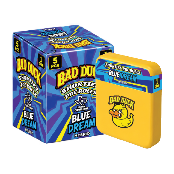 Bad Duck Blue Dream Hybrid Shortiez Pre-Rolls – 5 Pack