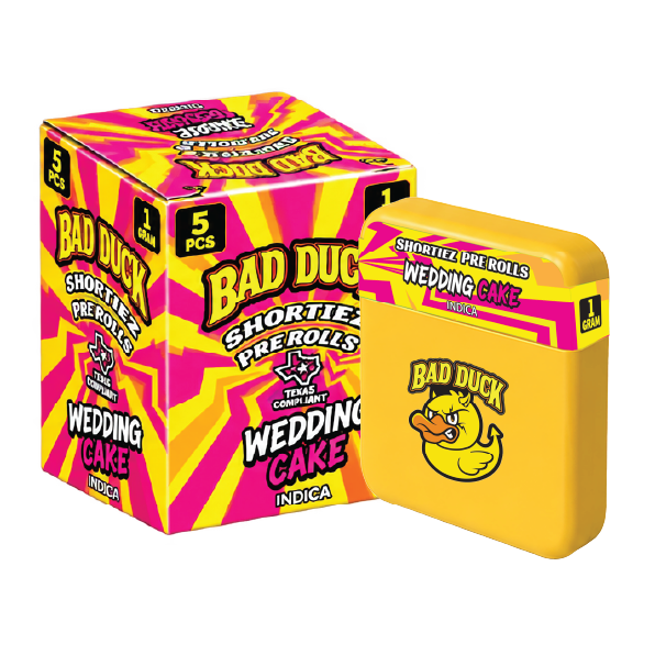 Bad Duck Wedding Cake Indica Shortiez Pre-Rolls – 5 Pack