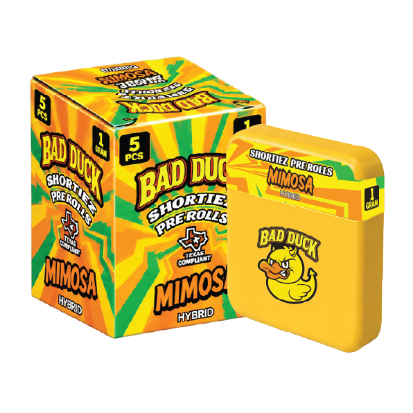 Bad Duck Mimosa Hybrid Shortiez Pre-Rolls – 5 Pack